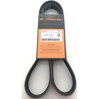 Ремінь генератора та кондиціонера 6PK1268 Chery EEP
