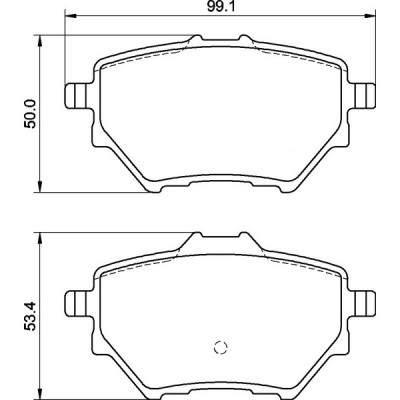 Колодки тормозные задние BYD Qin FERODO