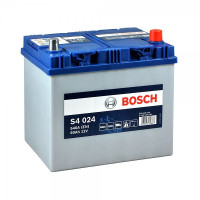 Акумулятор 60Ah-12v BOSCH (S4024) (232x173x225),R,EN540 Азія