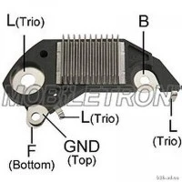 Реле-регулятор генератора (без щеток) Chery Amulet MOBILETRON