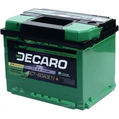 Акумулятор 60Ah-12v DECARO MASTER (242x175x190),L,EN580 L+левый Акумулятор 60Ah-12v DECARO MASTER (242x175x190),L,EN580 L+левый