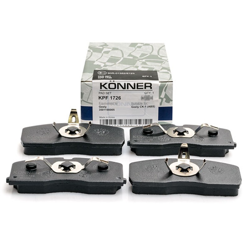 Колодки тормозные передние c ABS Geely CK KONNERyes