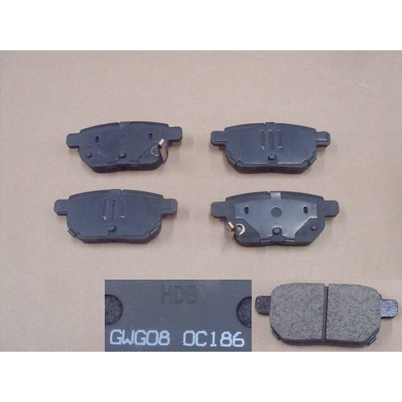 Колодки тормозные задние HI-Q Haval M2, Haval M4, Voleex C10, Voleex C30yes
