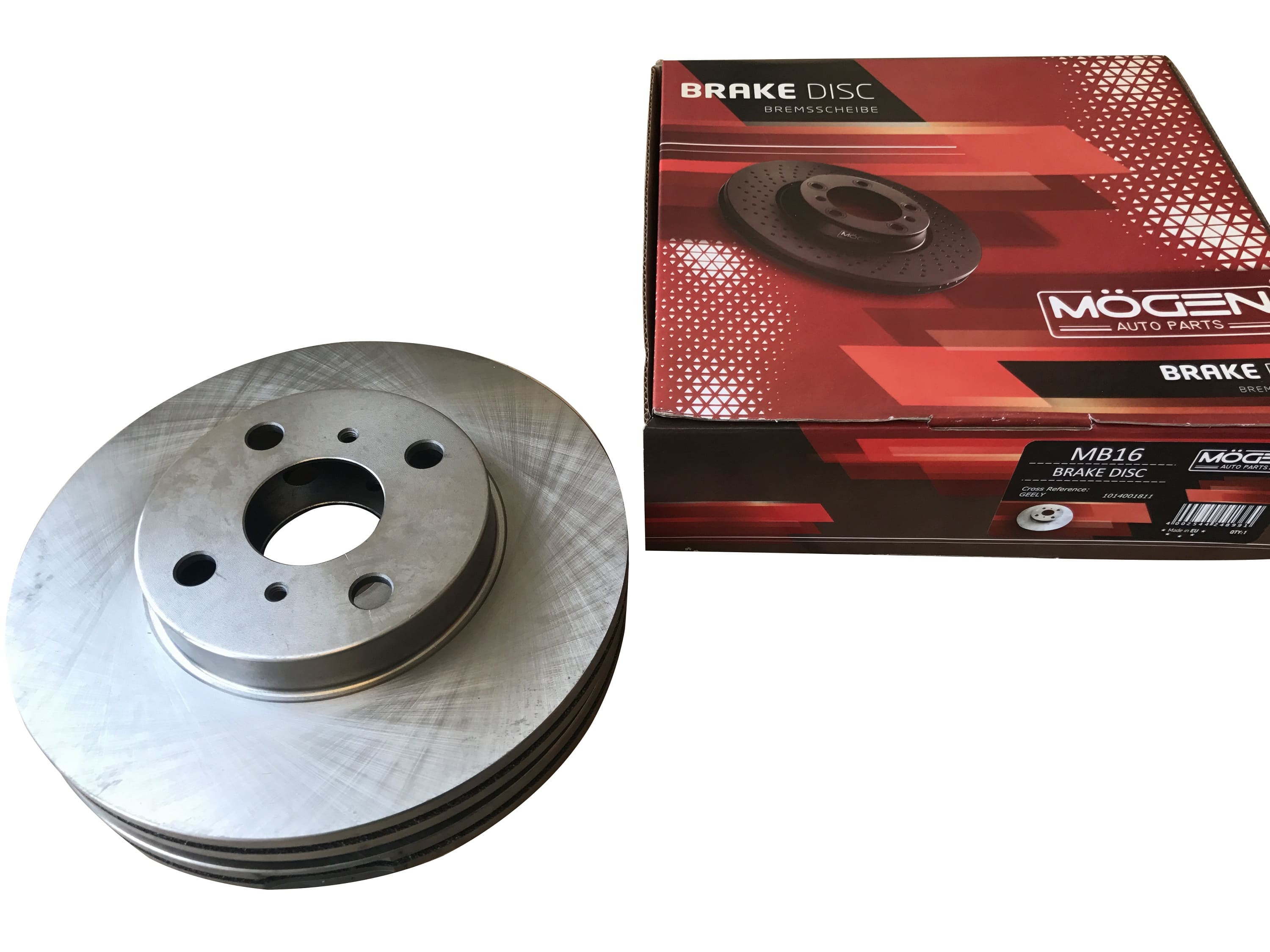 Диск тормозной передний (2шт) (EU, MOGEN) MK 1014001811yes