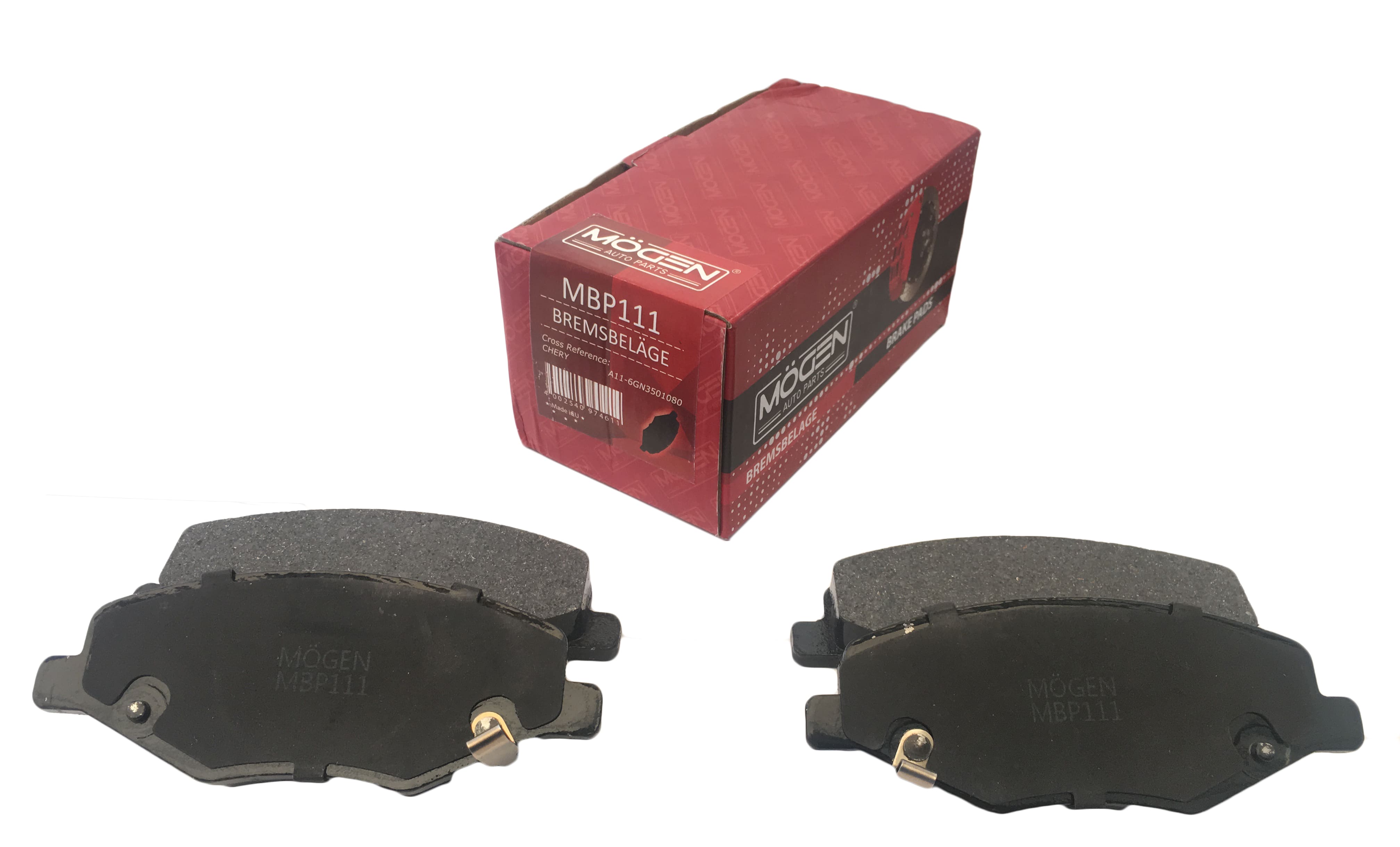 Колодки тормозные передние (EU, MOGEN) A15 A11-6GN3501080yes