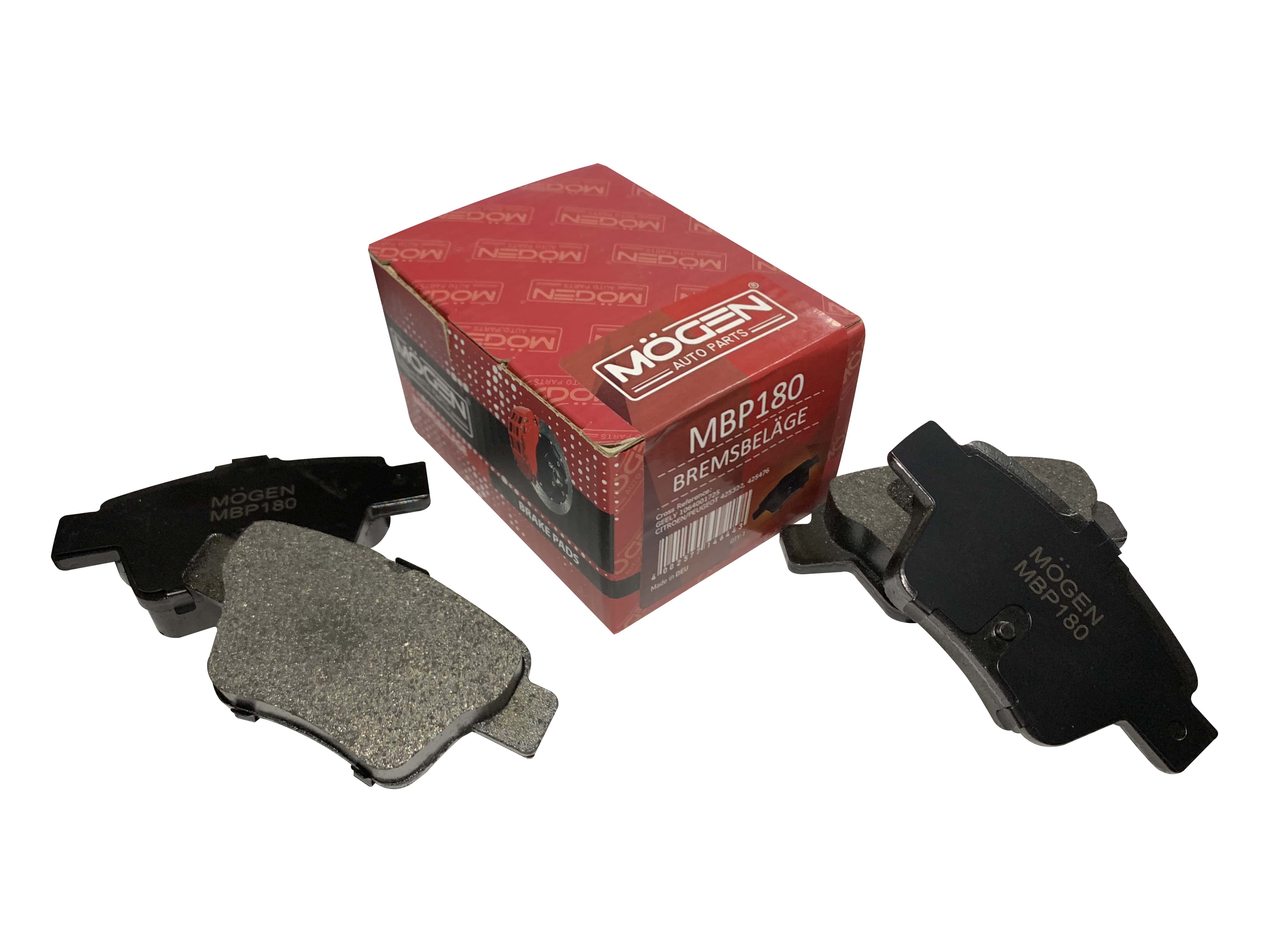 Колодки тормозные задние (EU, MOGEN) EC7 EC7RV 1064001725