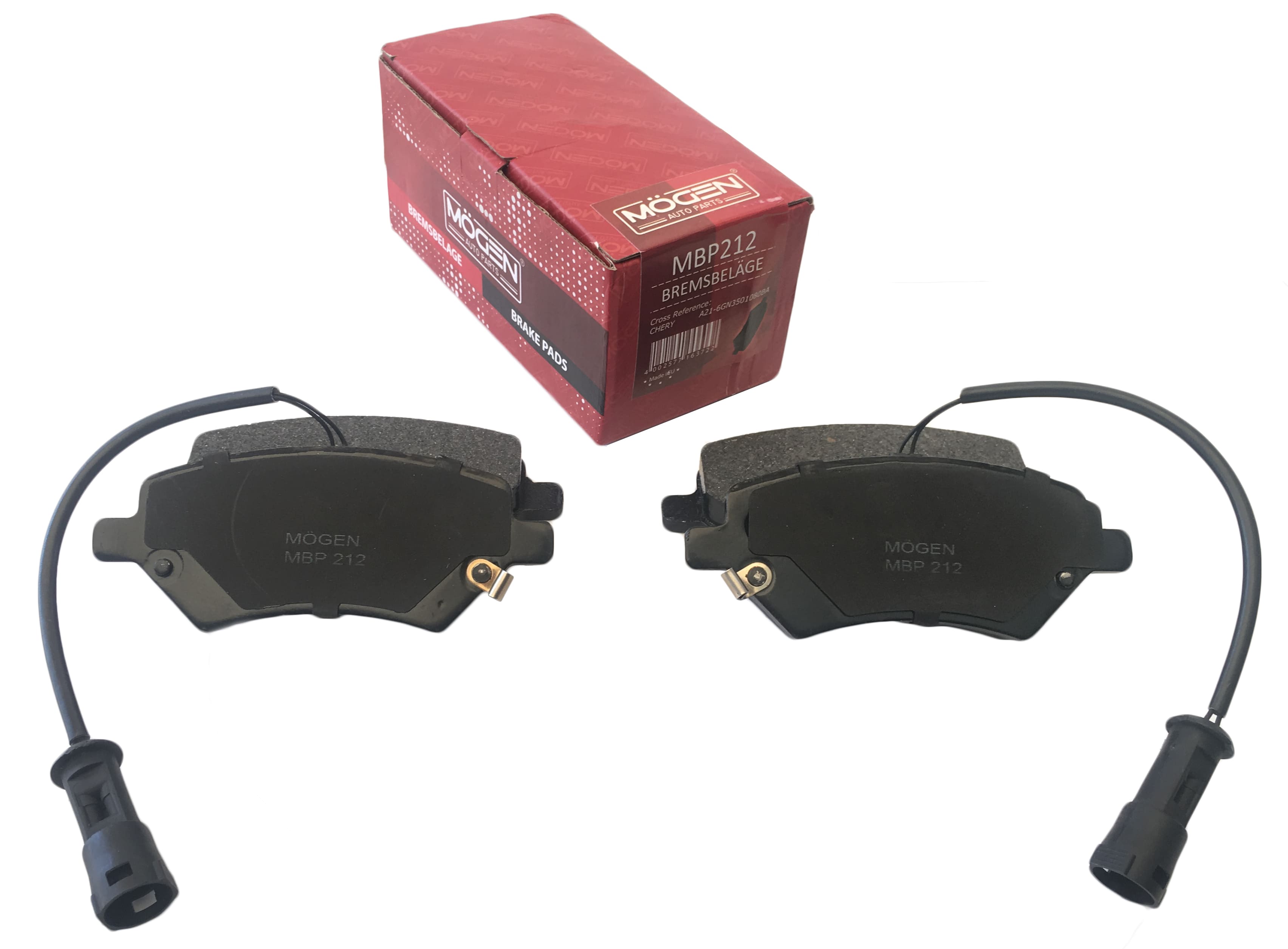 Колодки тормозные передние (EU, MOGEN) A13 A21 B11 T11 A13-3501080 A21-6GN3501080BAyes