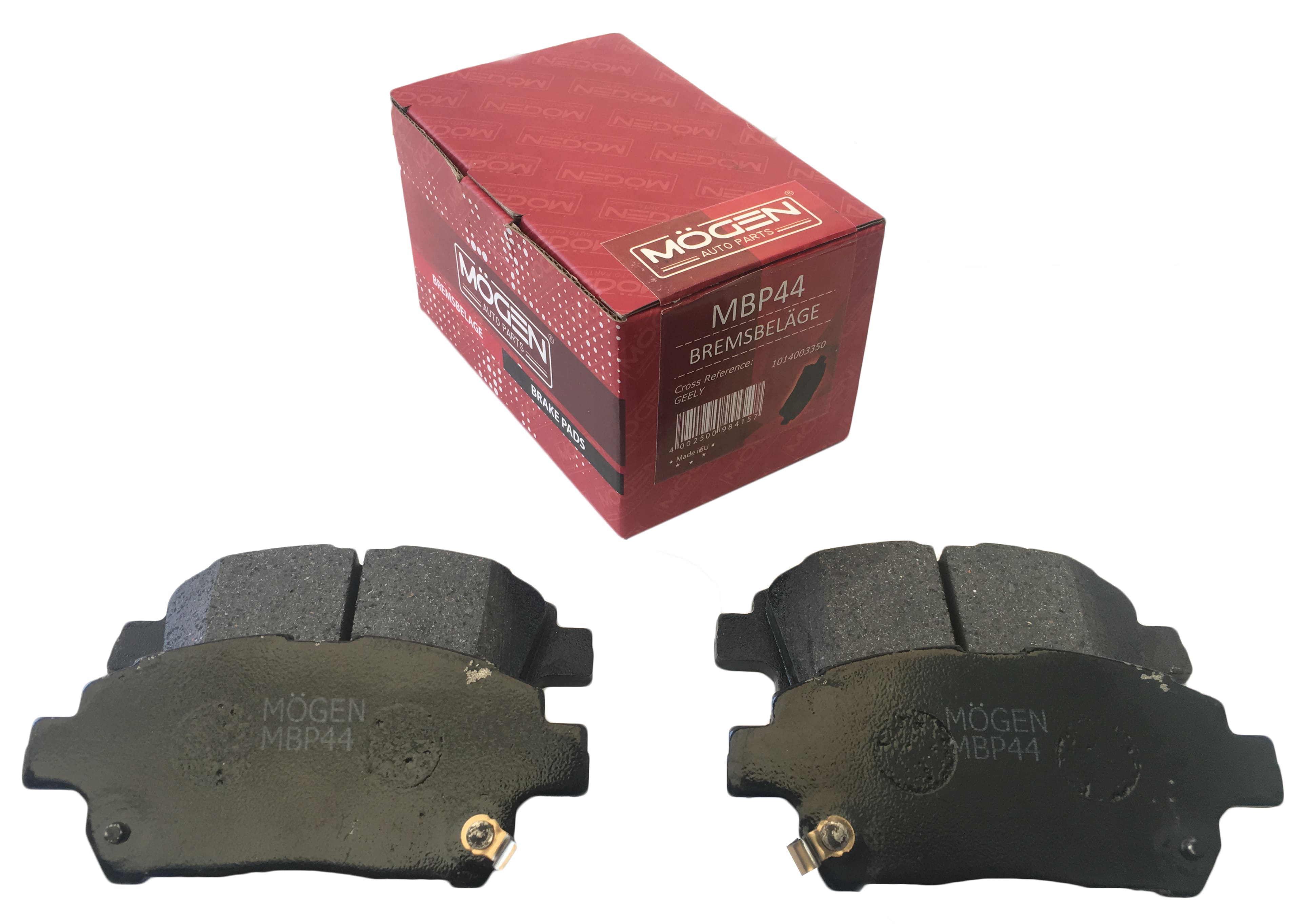 Колодки гальмівні передні (EU, MOGEN) MK BYD F3 FC SL GC6 1014003350 1061001401 10375093-00yes