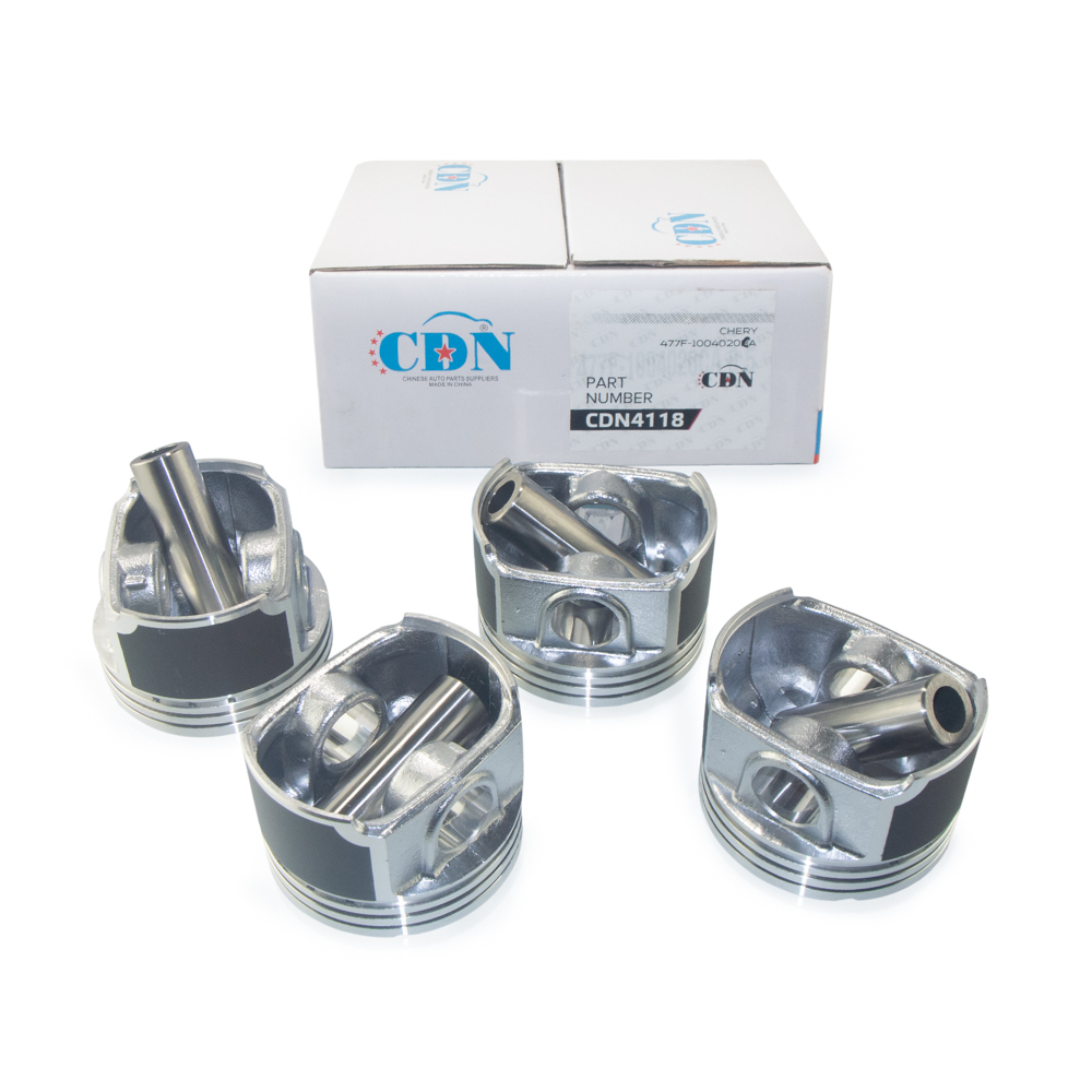 Поршень 4шт комплект + пальцы 0.5 (CDN) 477 1.5L A13 A15 477F-1004020CAyes